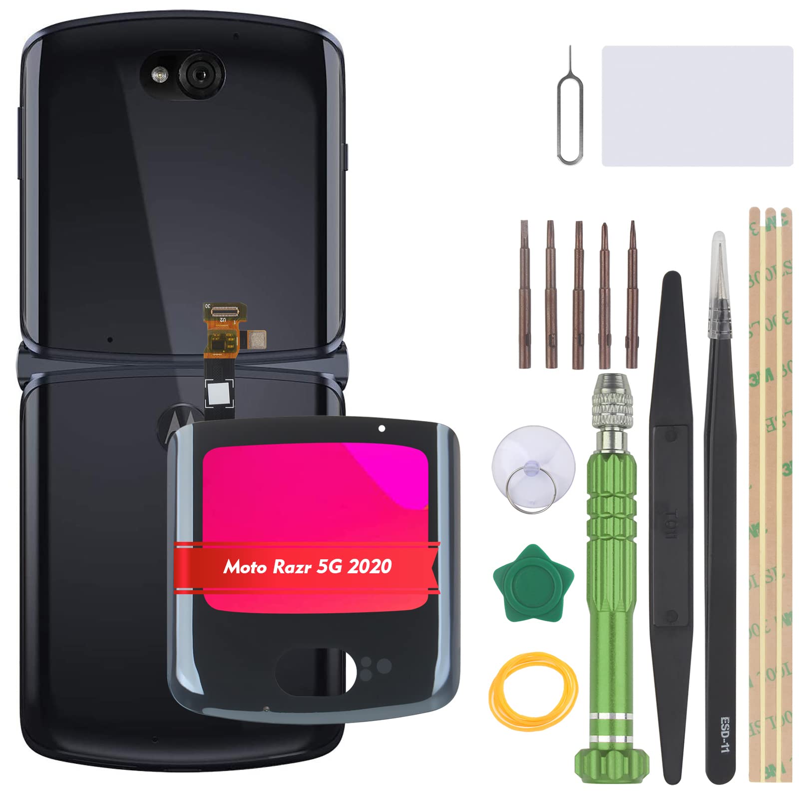 Amazon.com: YHXMARSCAN Screen Replacement for Motorola Moto Razr